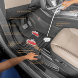 Sharkskin Custom-Fit Isuzu MU-X 2 Rows 2021–2025 All-Weather Floor Mats 5
