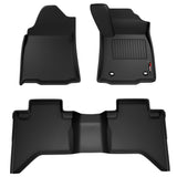 Sharkskin Custom-Fit Toyota Hilux 2018+ 3D TPE All-Weather Floor Mats 2